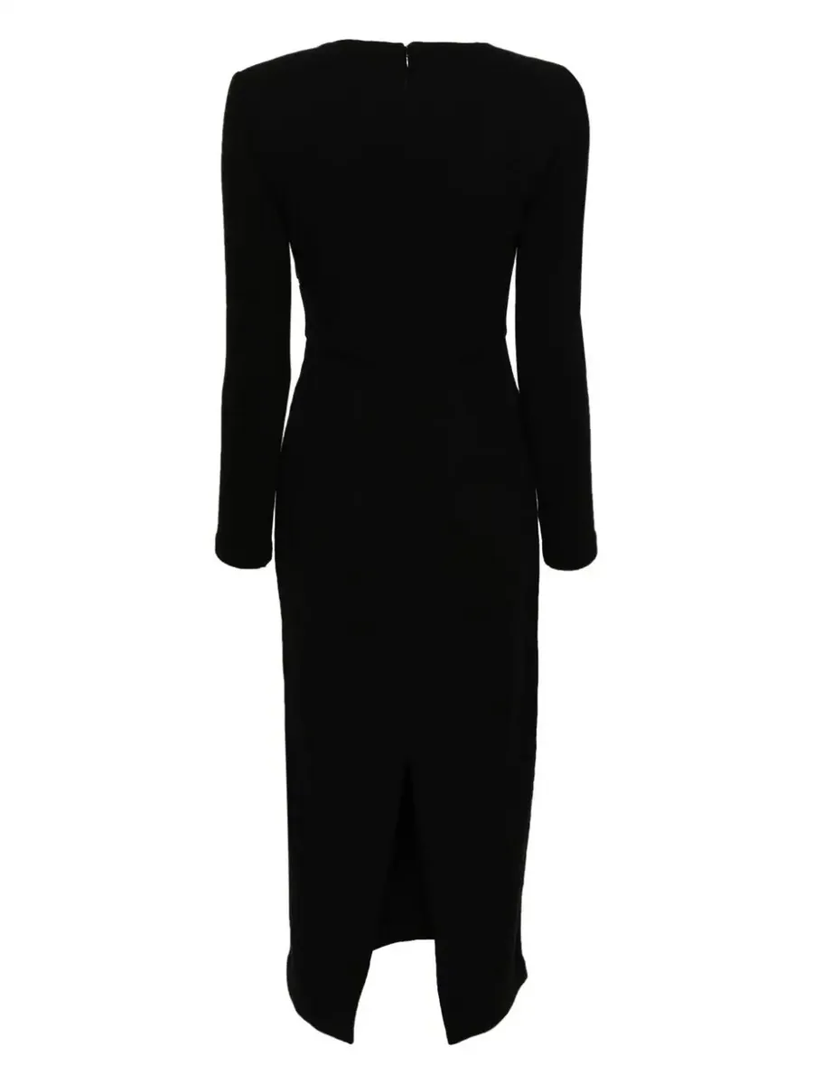 ROLAND MOURET MIDI DRESS