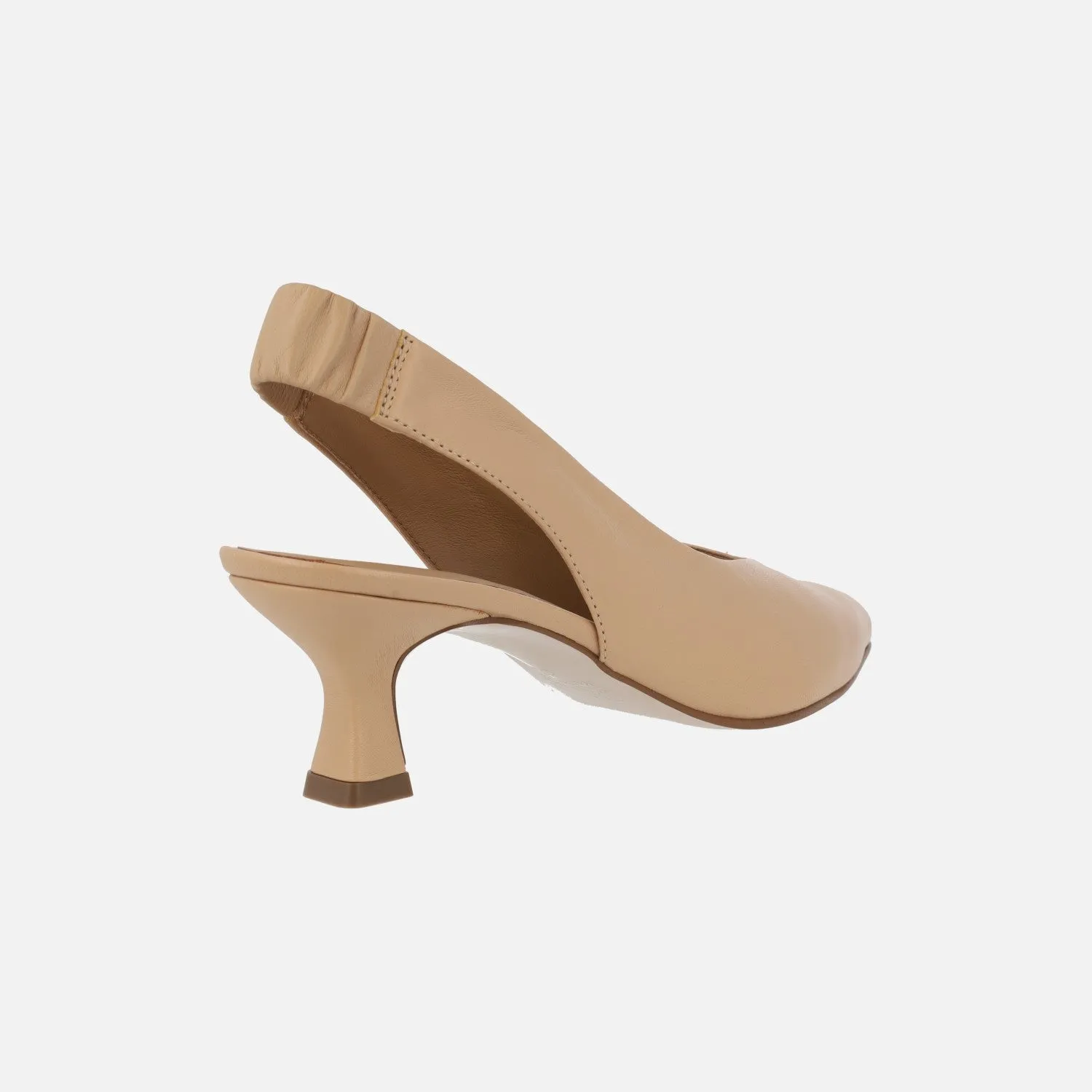 Salones destalonados de piel con tacones midi Mandalay
