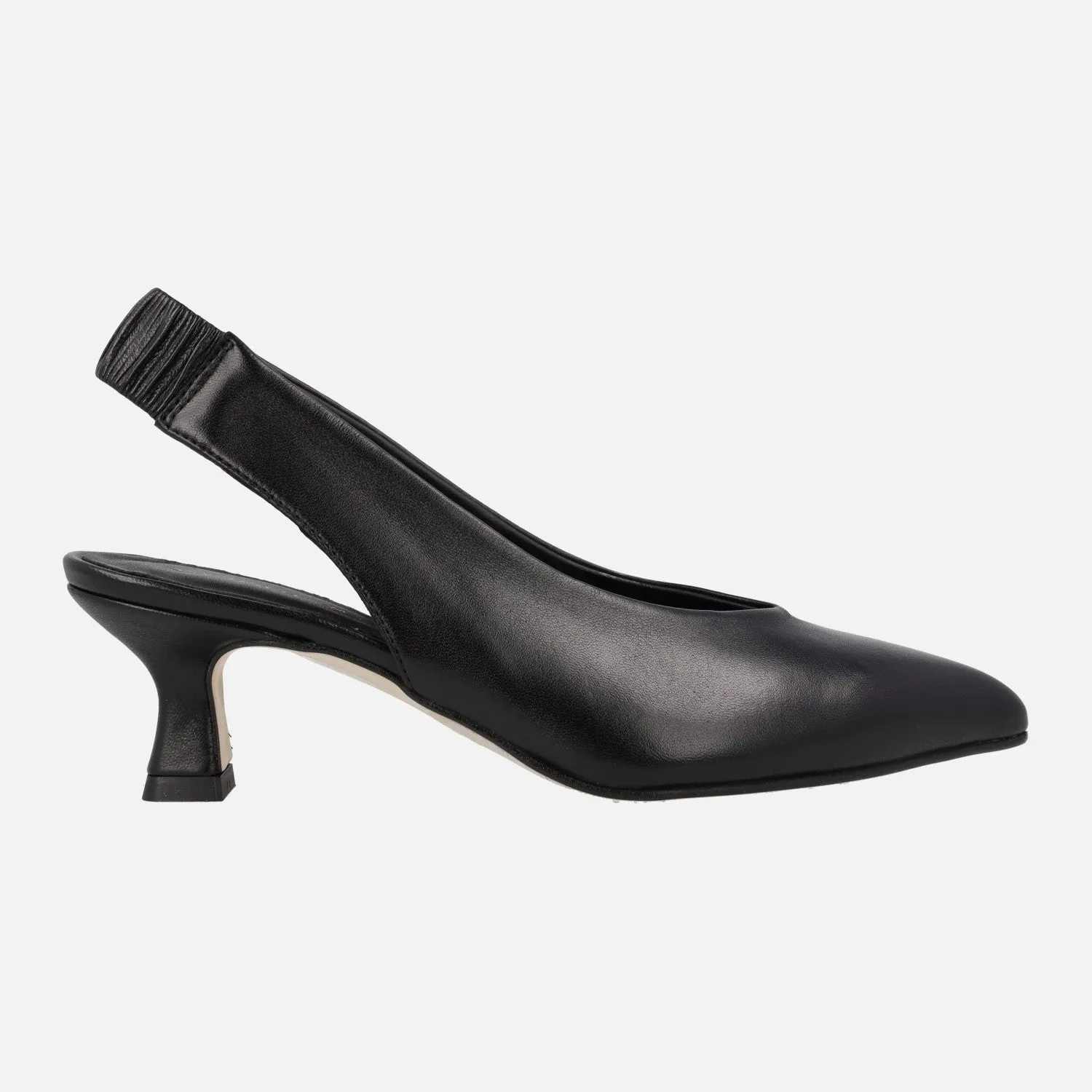 Salones destalonados de piel con tacones midi Mandalay