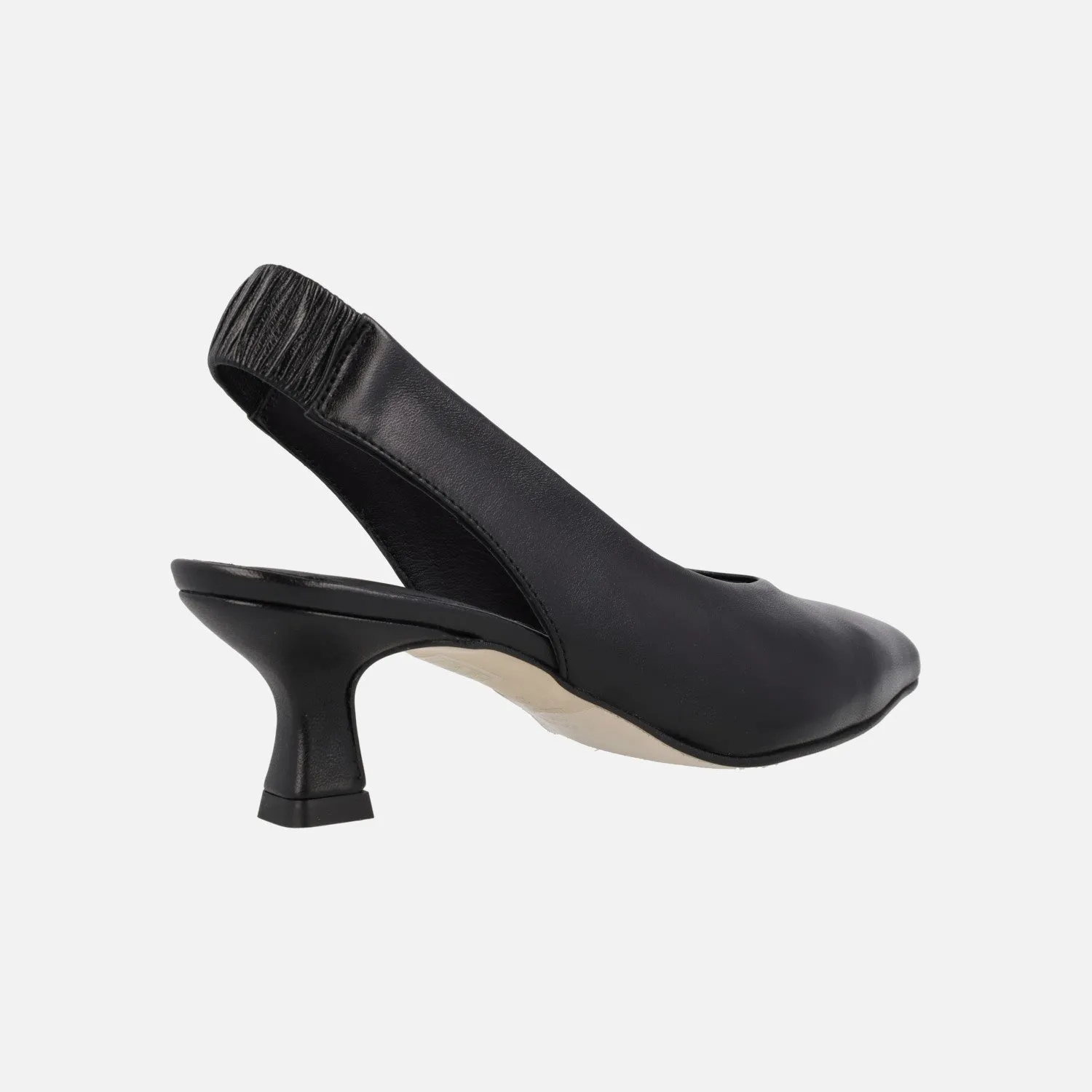 Salones destalonados de piel con tacones midi Mandalay