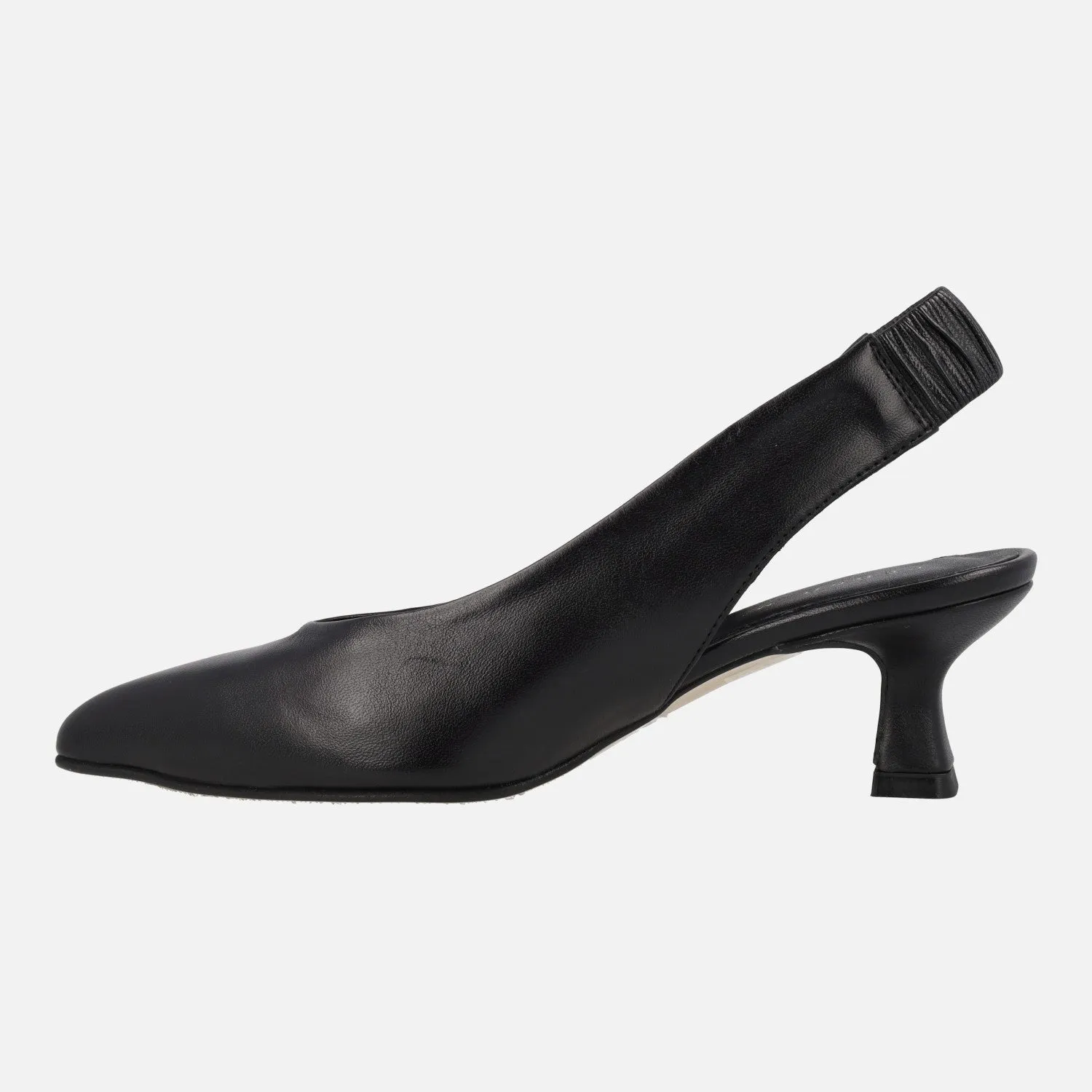 Salones destalonados de piel con tacones midi Mandalay