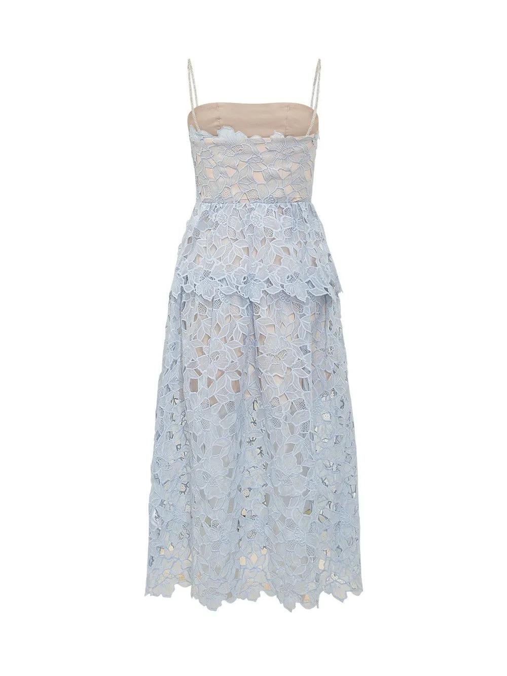 SELFPORTRAIT ORGANZA MIDI DRESS