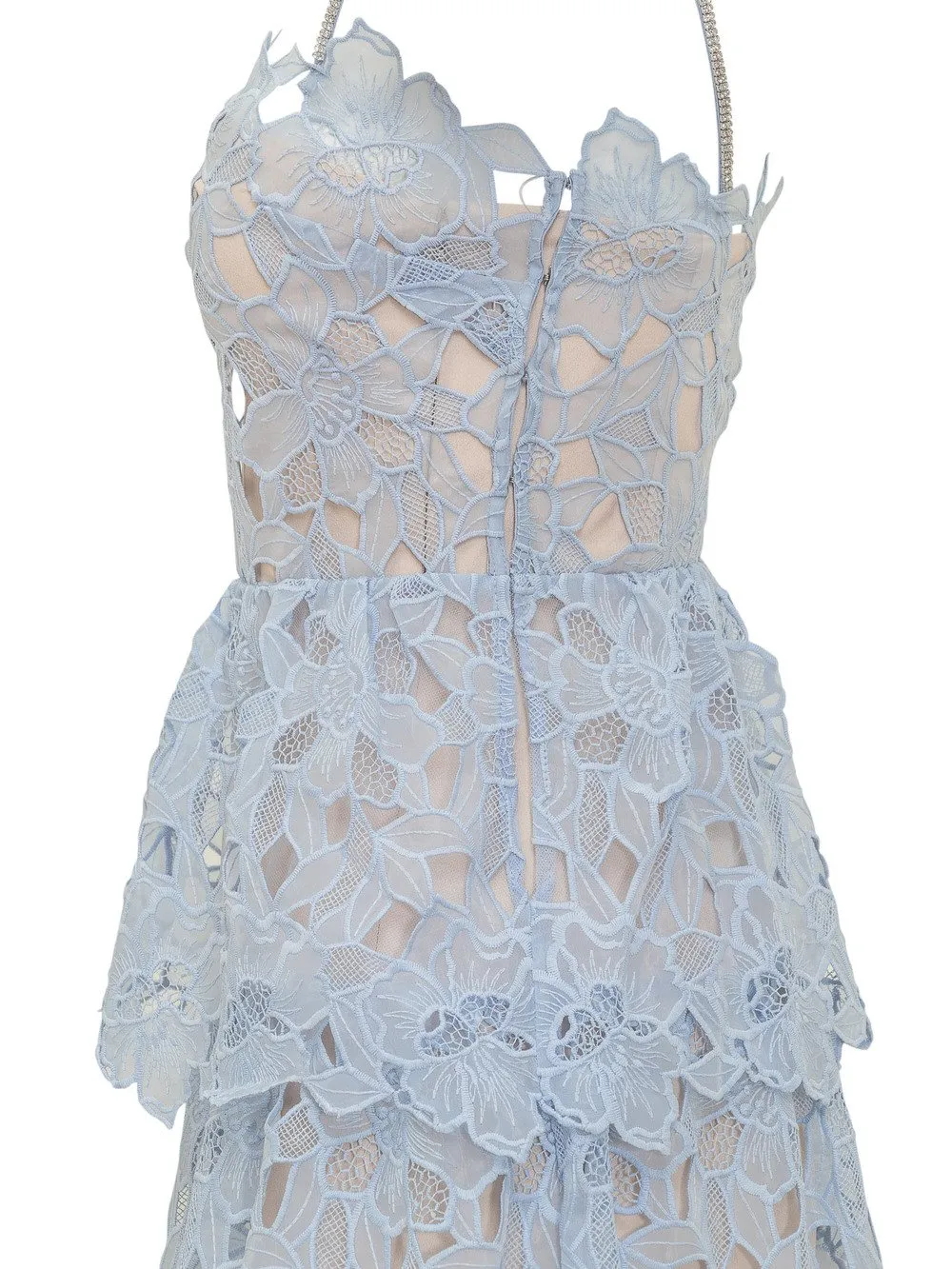 SELFPORTRAIT ORGANZA MIDI DRESS