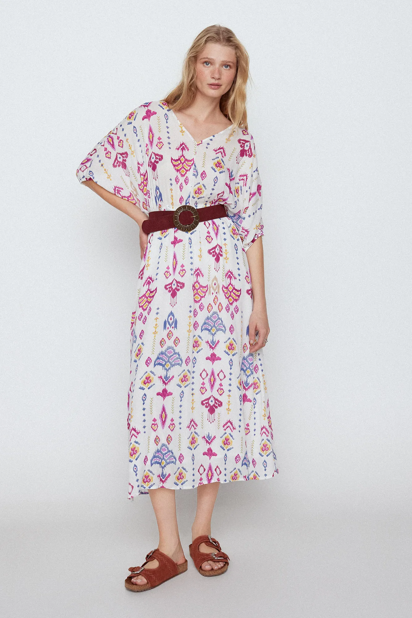 Slowlove Vestido largo estampado