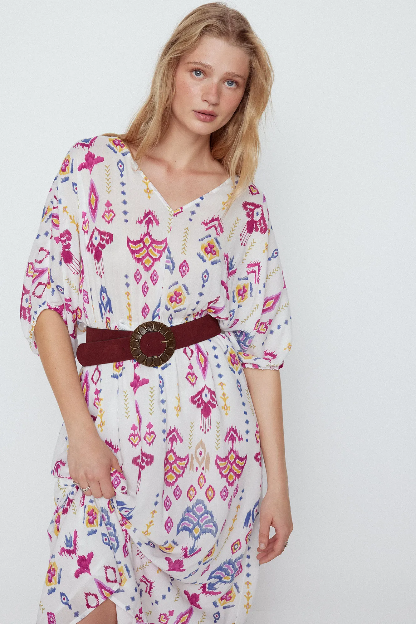 Slowlove Vestido largo estampado