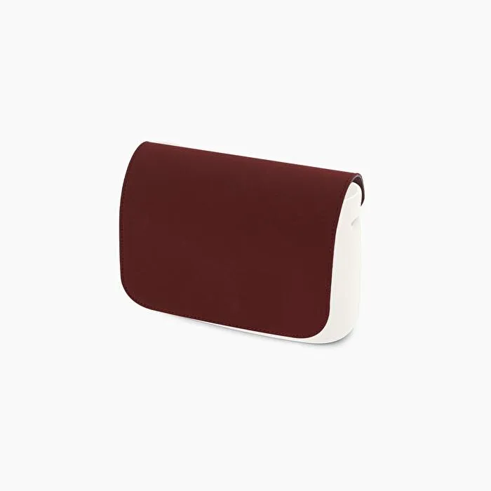 Solapa burdeos tejido nubuck O pocket