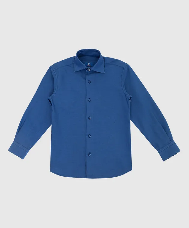 Stefano Ricci Children's blue shirt