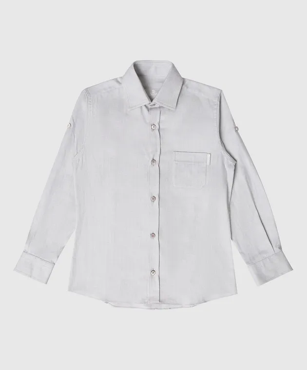 Stefano Ricci Children's gray shirt