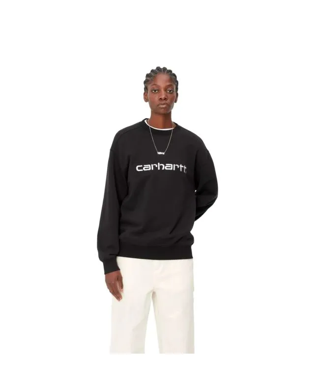 SUDADERA CARHARTT WIP W' CARHARTT SWEATSHIRT NEGROBLANCO