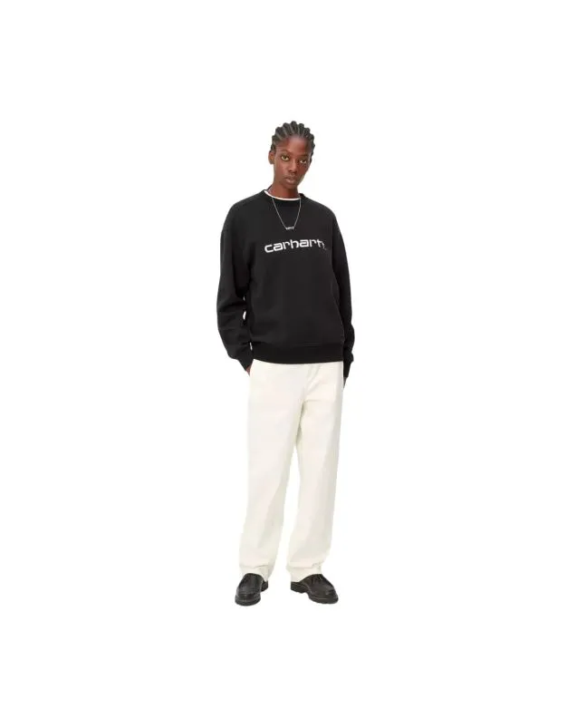 SUDADERA CARHARTT WIP W' CARHARTT SWEATSHIRT NEGROBLANCO