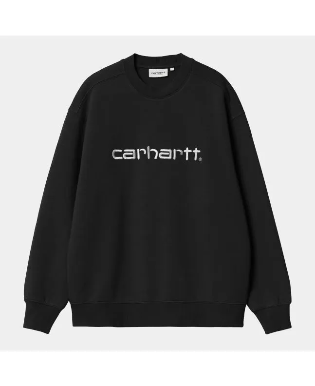 SUDADERA CARHARTT WIP W' CARHARTT SWEATSHIRT NEGROBLANCO