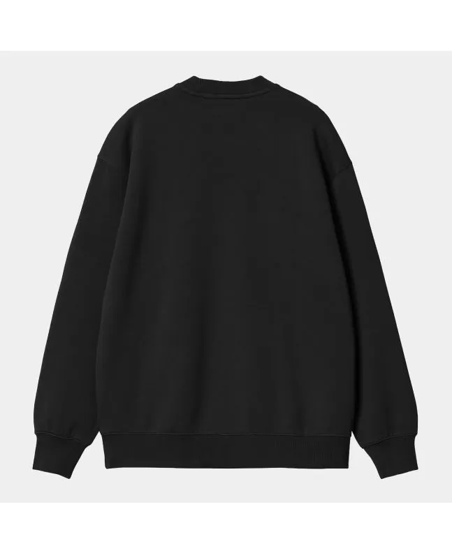 SUDADERA CARHARTT WIP W' CARHARTT SWEATSHIRT NEGROBLANCO