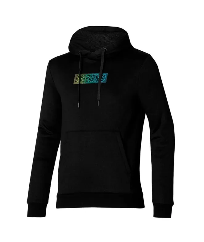 Sudadera de Fitness Mizuno Release Hoodie Negro Hombre