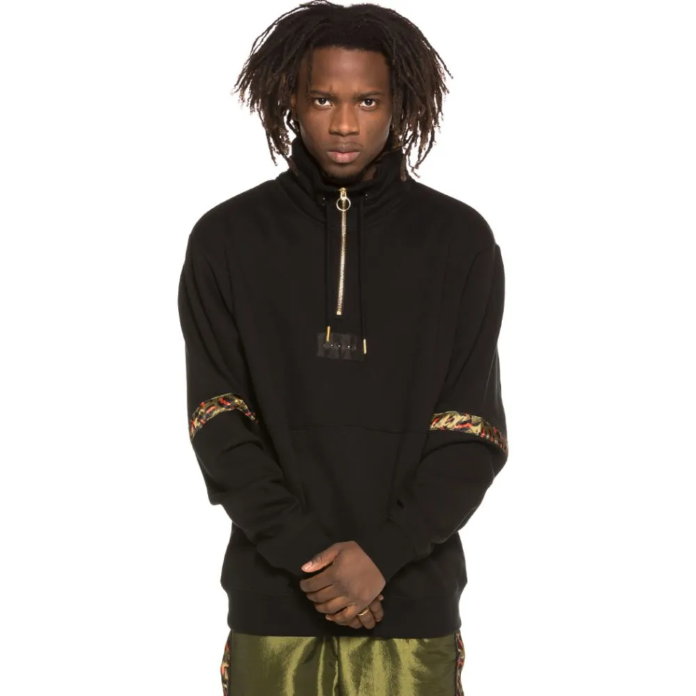 Sudadera Grimey Midnight High Neck Sweatshirt SS19 black
