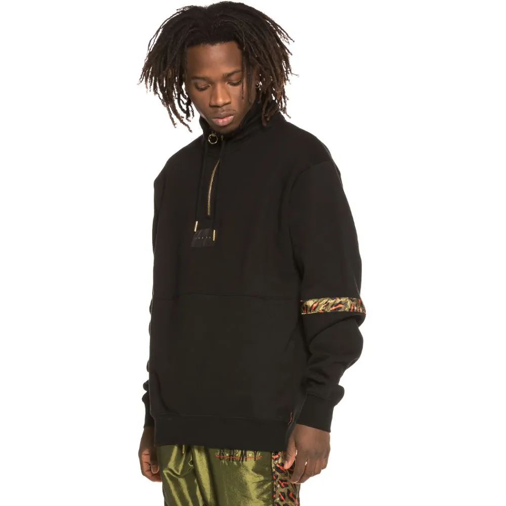 Sudadera Grimey Midnight High Neck Sweatshirt SS19 black