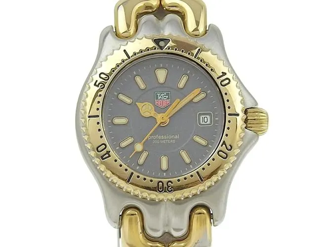 TAG HEUER RELOJ PROFESIONAL COMBI WG13202 PLATA DORADO 