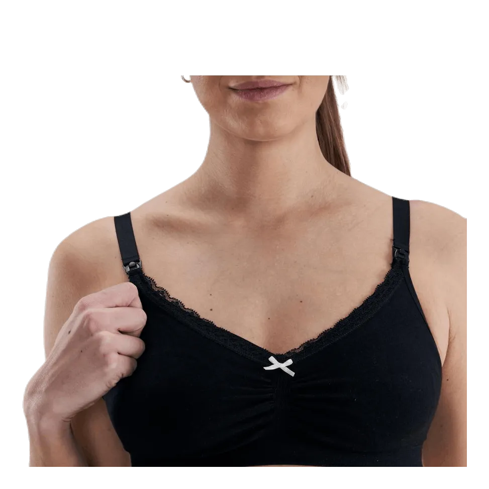 Tetas FF Bra/Org Cotton Black
