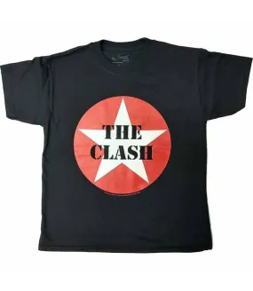 THE CLASH Classic Star Camiseta niñas/os Licencia Oficial RockOff CLTS01BB