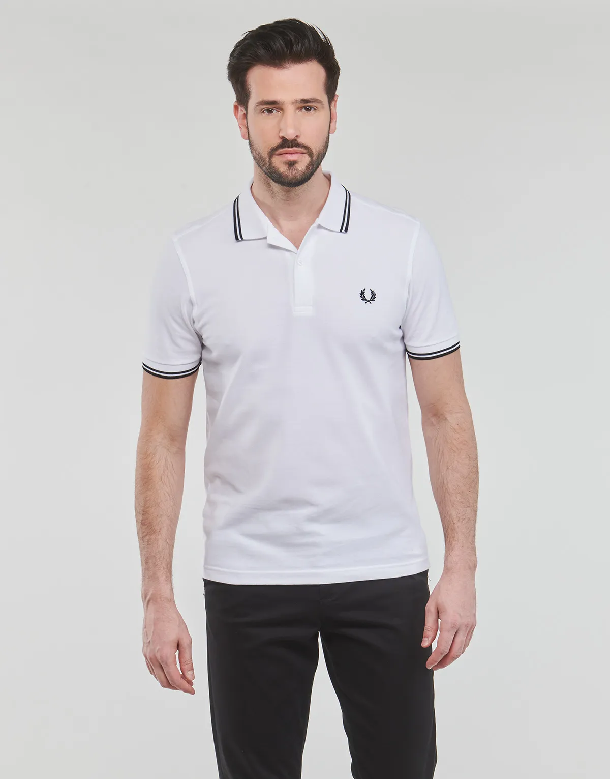 TWIN TIPPED FRED PERRY SHIRT