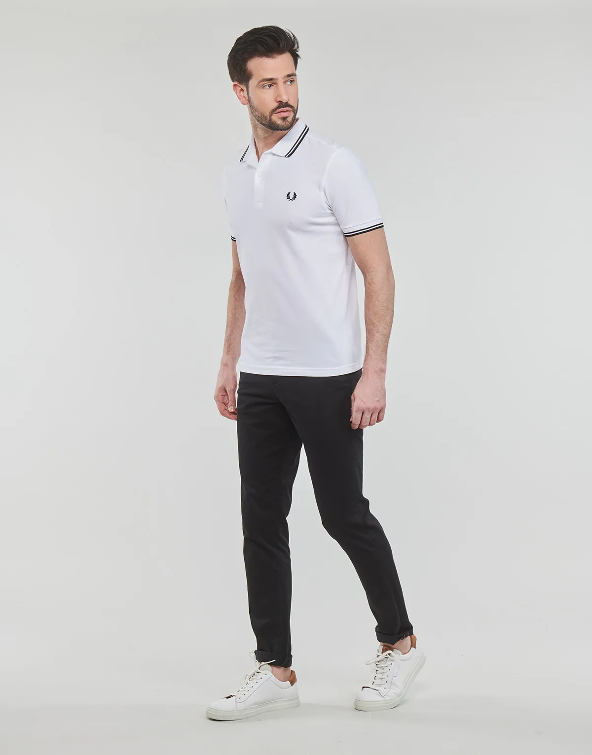 TWIN TIPPED FRED PERRY SHIRT