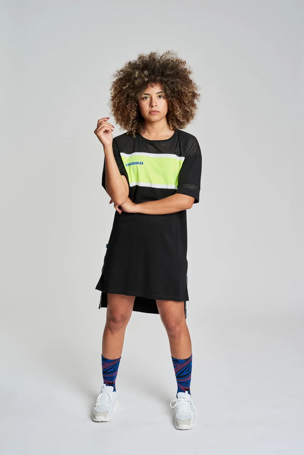 Vestido Umbro Alto Black / Green / White