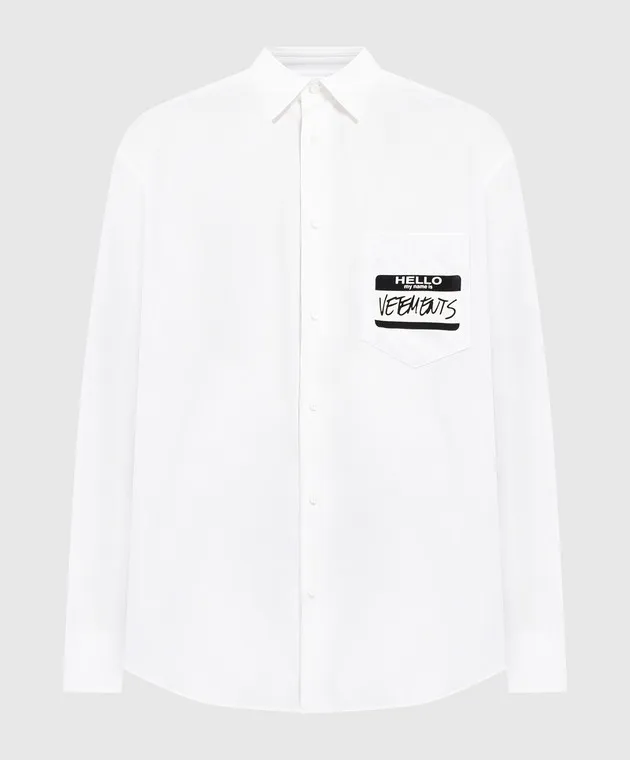 Vetements White shirt with logo