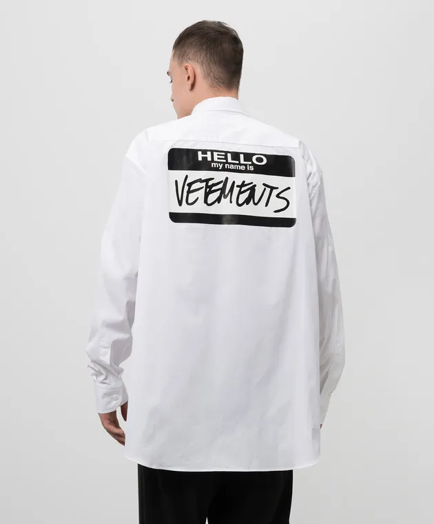 Vetements White shirt with logo