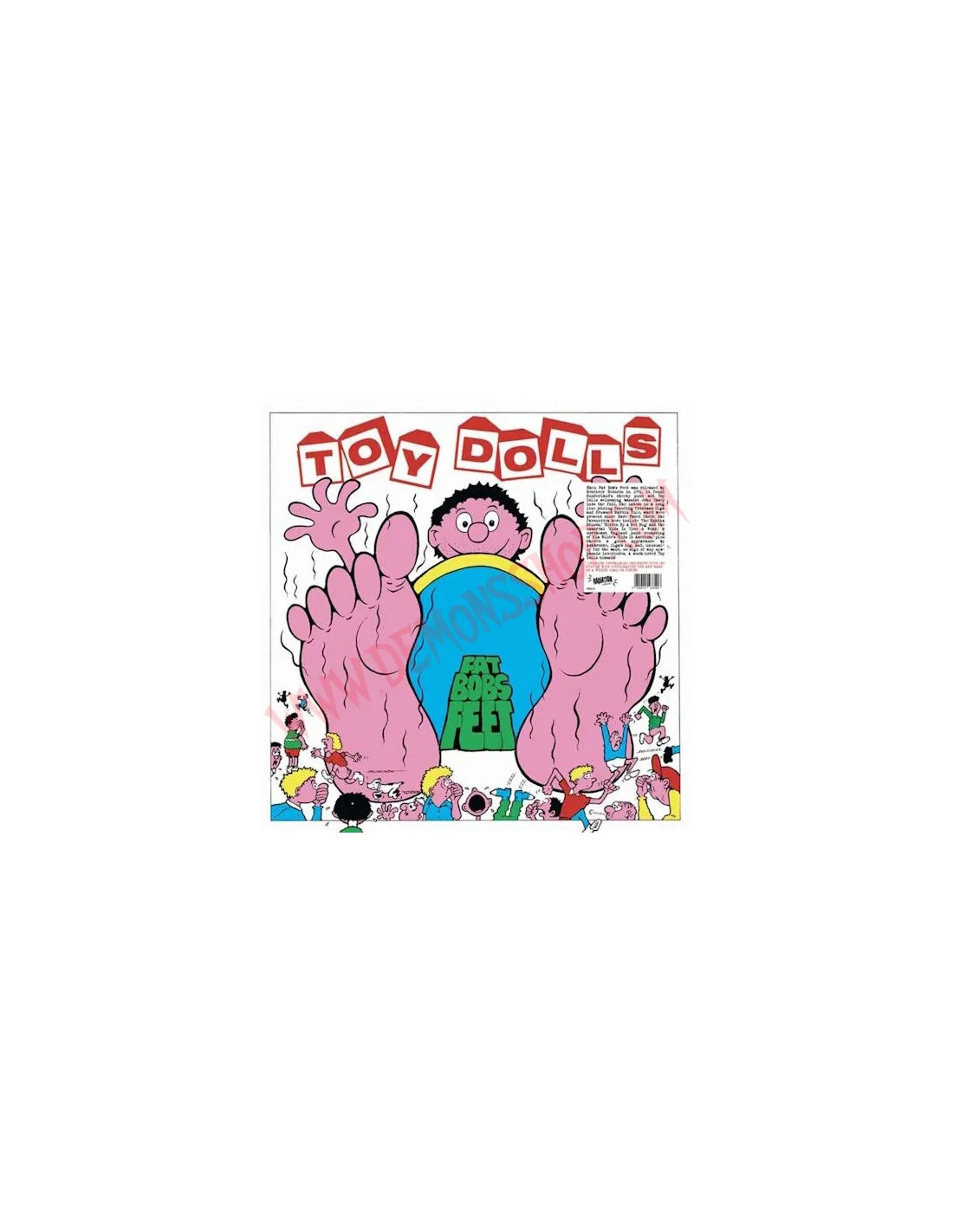 VINILO LP THE TOY DOLLS  FAT BOBS FEET