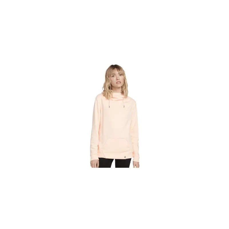 Volcom WALK ON BY HIGH NECK Hoodie (LIGHT PEACH) Mujer