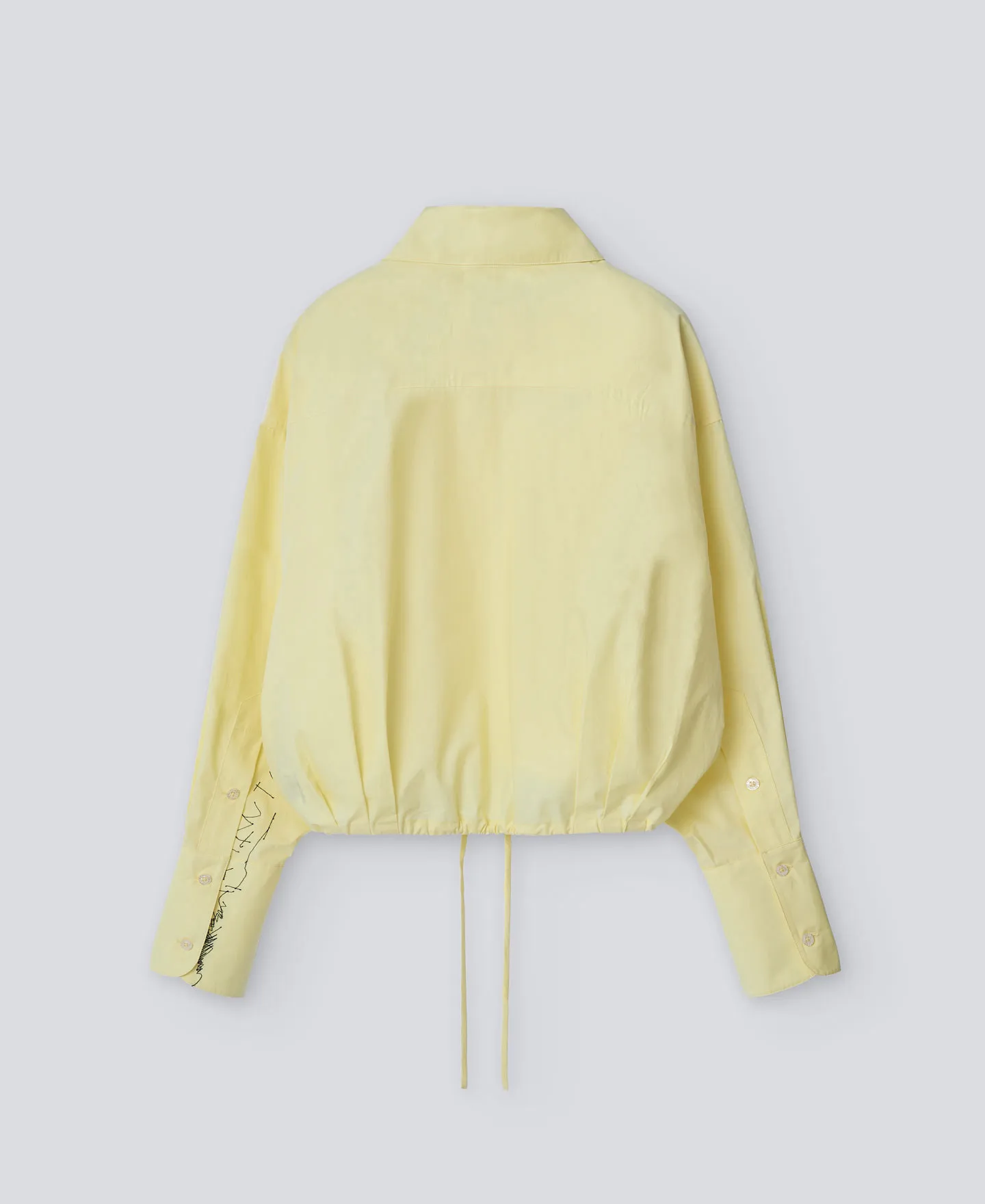 Yellow shirt woman