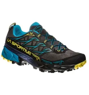 Zapatilla de trail para hombre La Sportiva Akira (Carbono/Azul tropical)