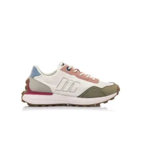 Zapatillas Mustang Zinc Nole Blanco Plity Rosa Mujer