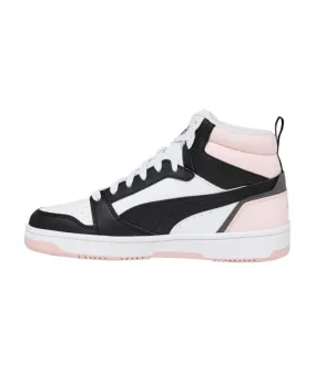 Zapatillas Puma Rebound V6 Mujer Negro/Rosa