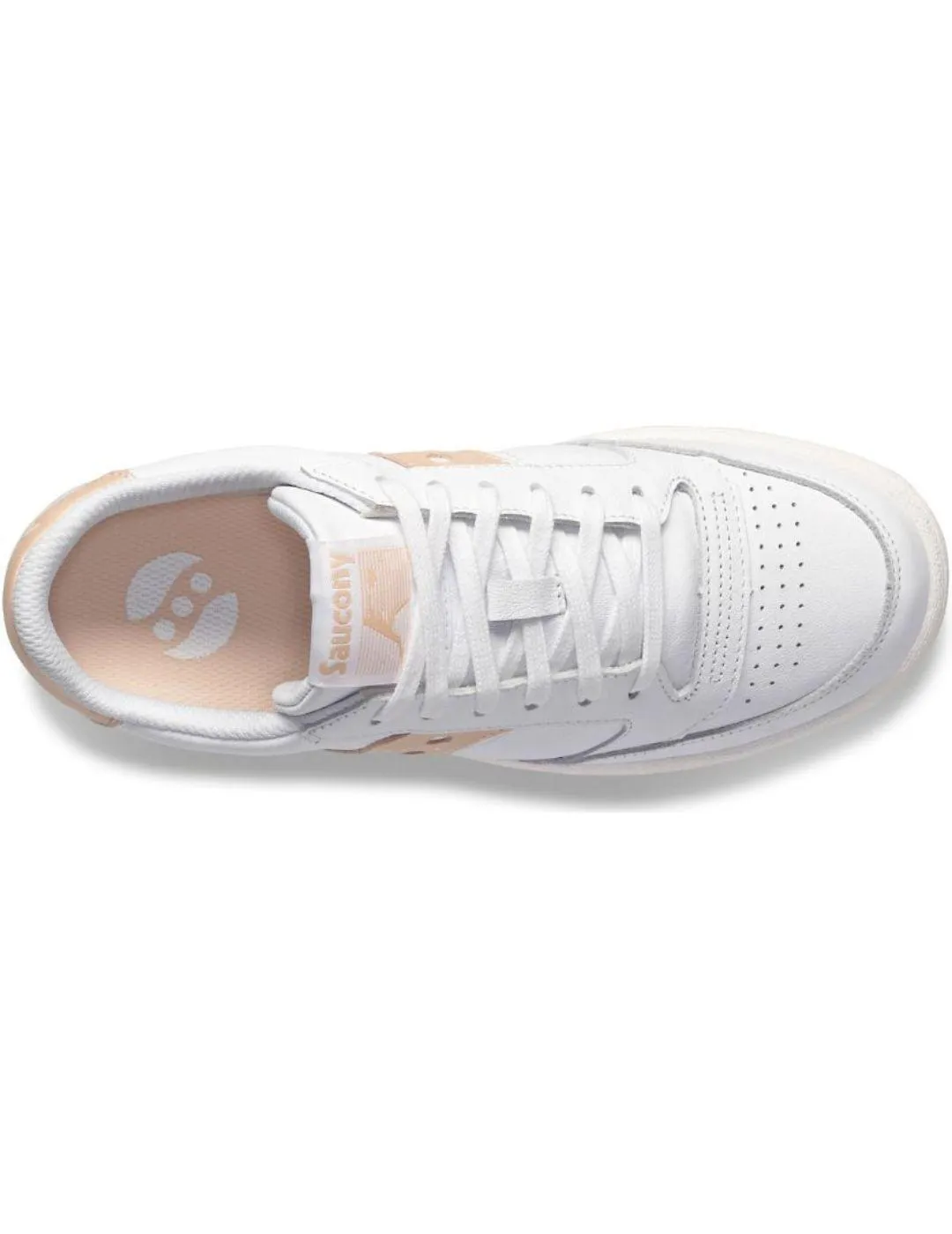 ZAPATILLAS SAUCONY COURT BLANCO/BEIGE MUJERA