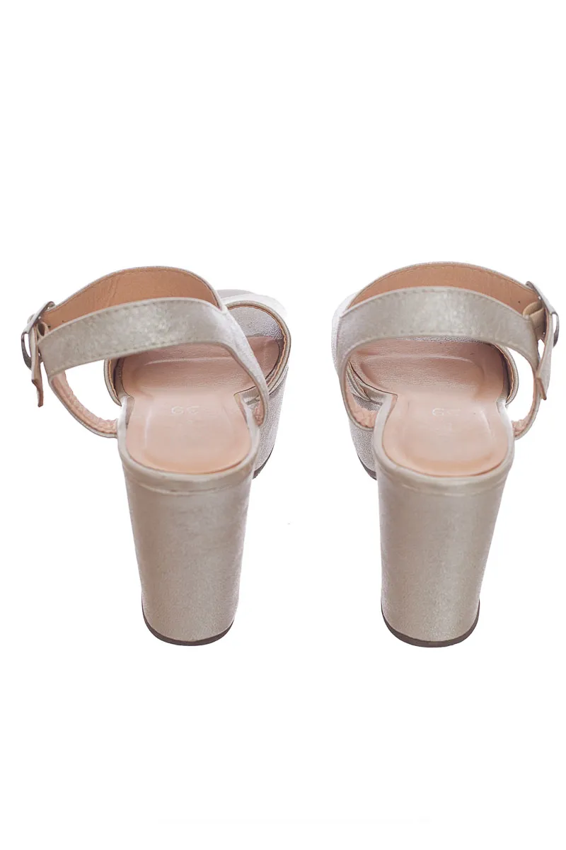 ZAPATOS COLOR DORADO  SYBILLA